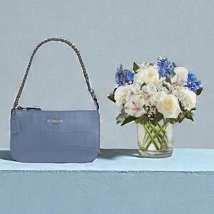 Coach Nolita 19 bag NWT crocodile-embossed leather and the cornflower blue mini